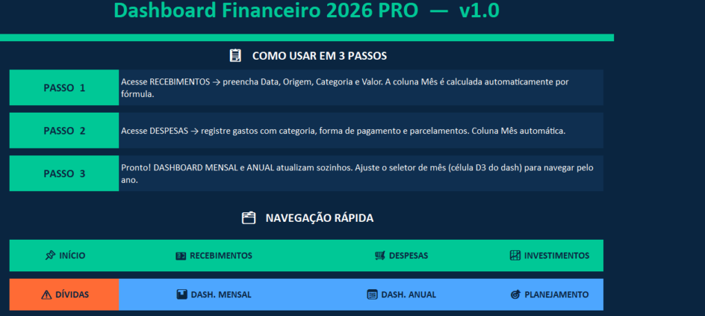 planilha financeira pro